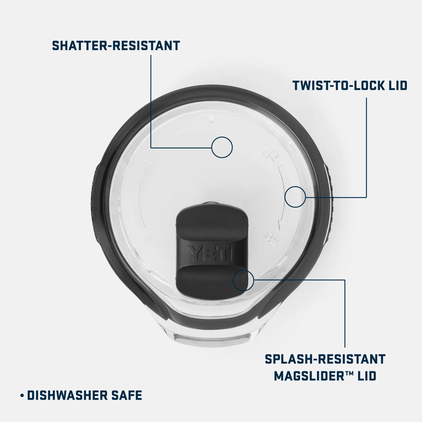 34 oz Twist-To-Lock MagSlider™ Pitcher Lid - US 3746