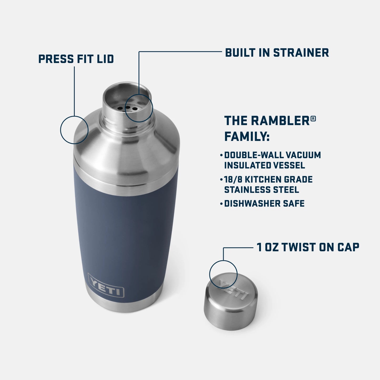 20 oz Cocktail Shaker - US 7893