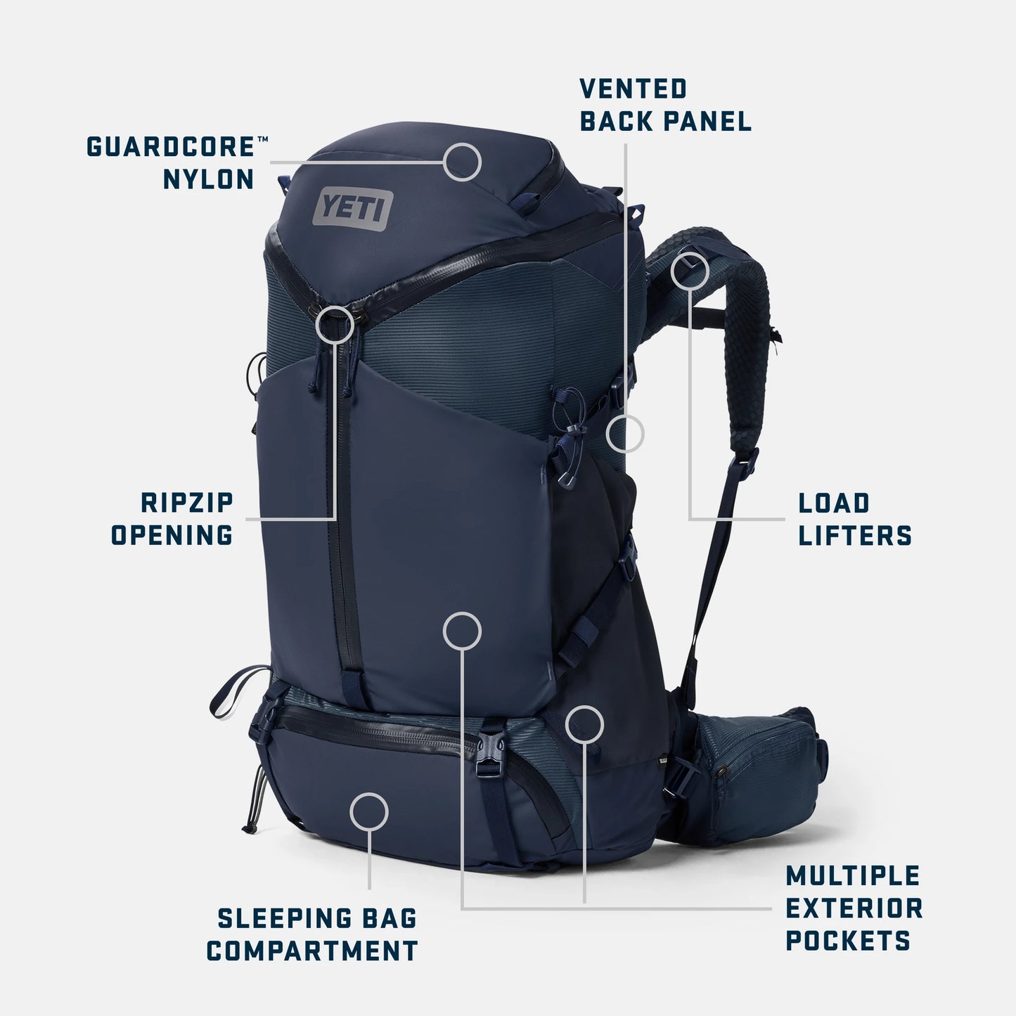 50L Men's Hiking Pack - US 1755
