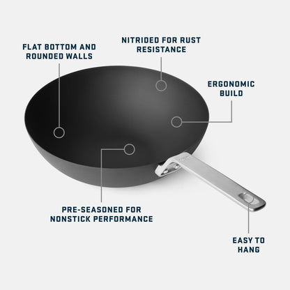 Carbon Steel Wok - US 9327