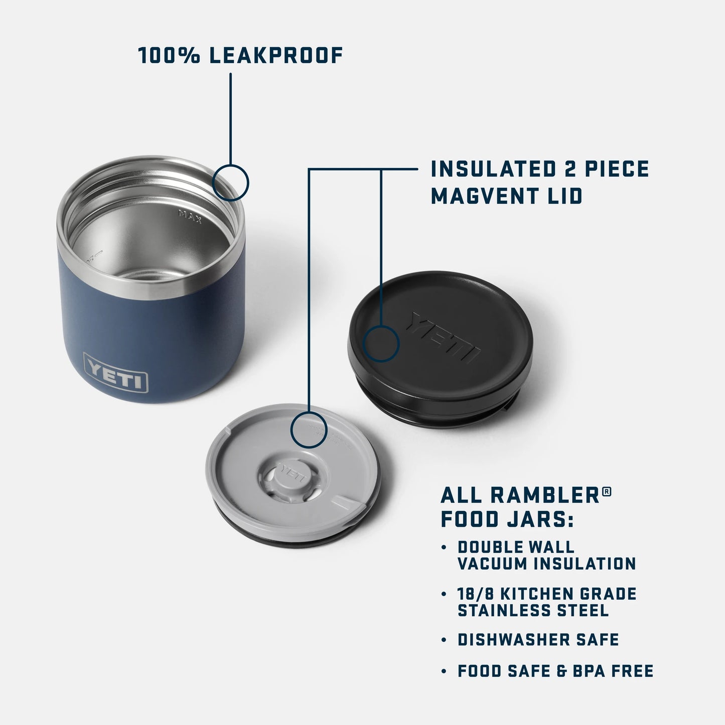 8 oz Insulated Food Jar - US 7634