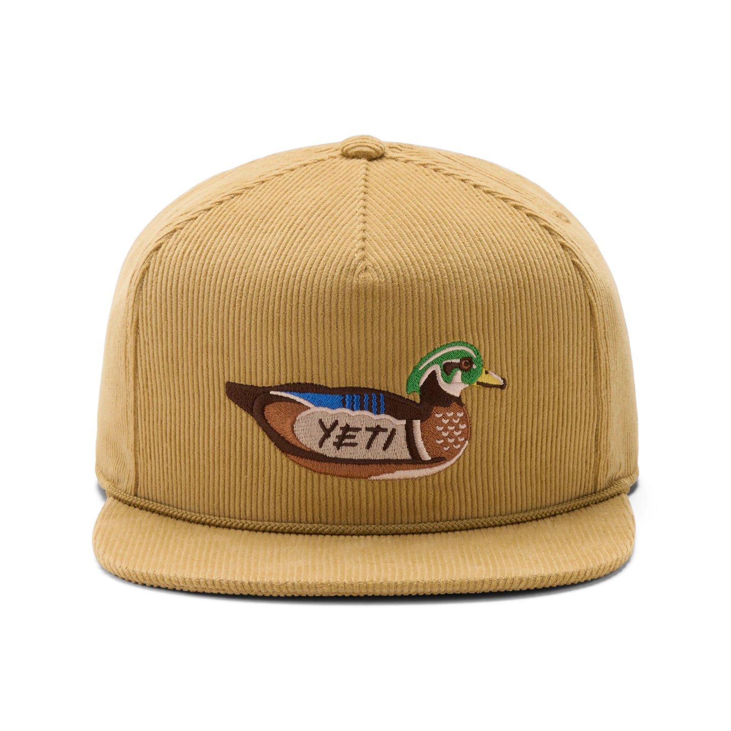 Corduroy Flat Brim Rope Hat - US 5868