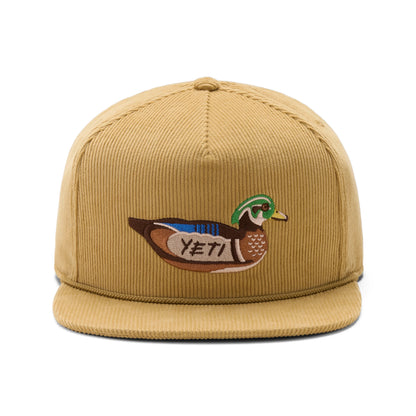 Corduroy Flat Brim Rope Hat - US 5868