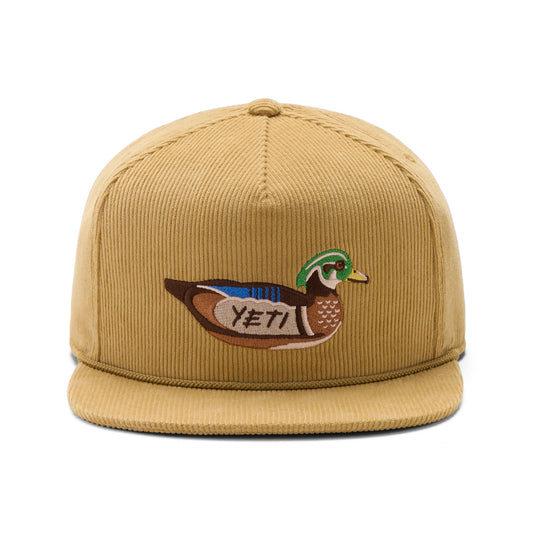 Corduroy Flat Brim Rope Hat - US 5868