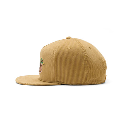 Corduroy Flat Brim Rope Hat - US 5868