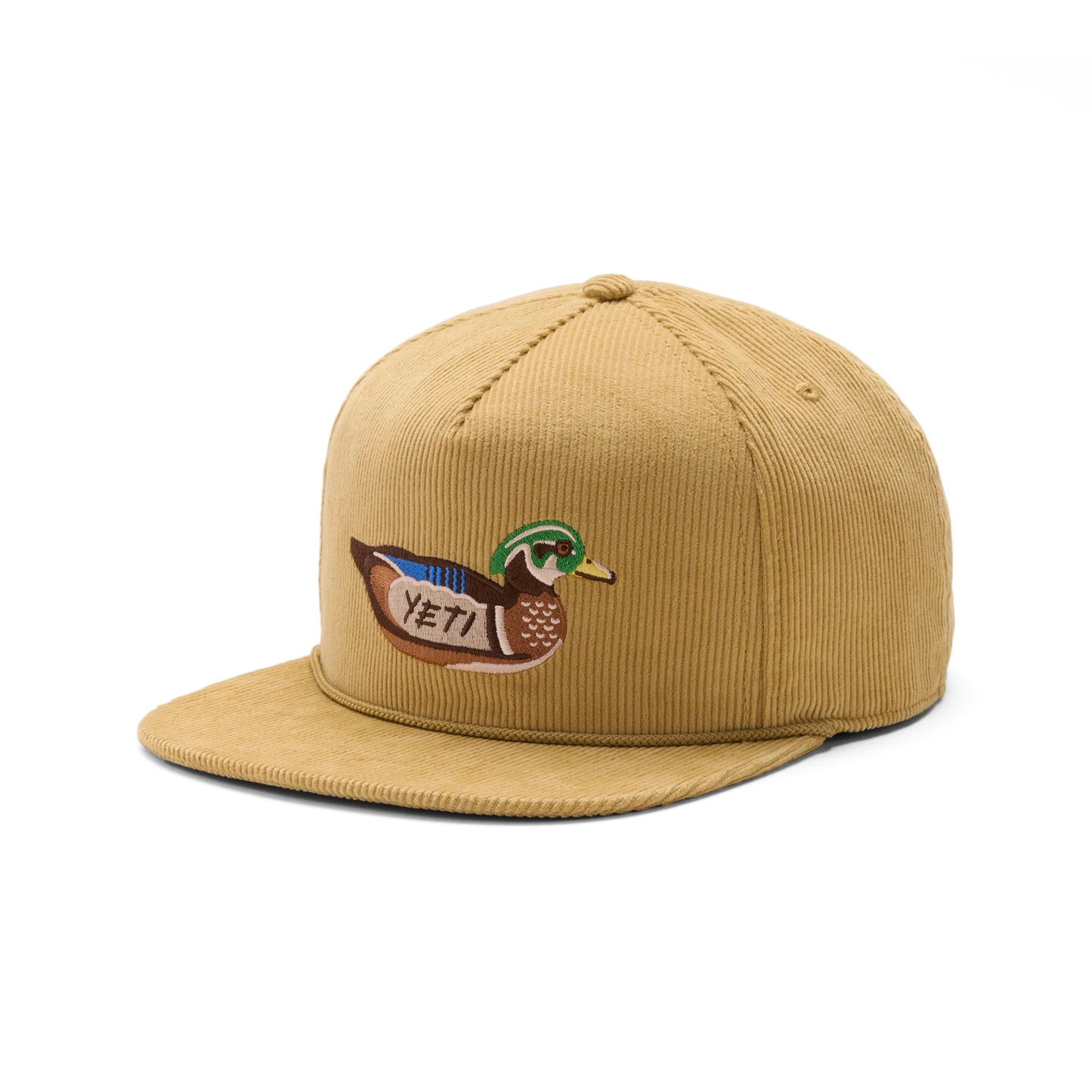 Corduroy Flat Brim Rope Hat - US 5868