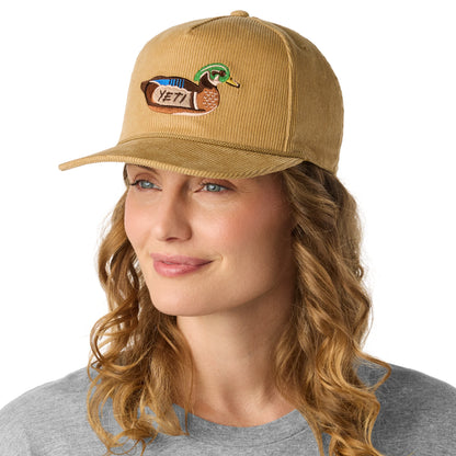 Corduroy Flat Brim Rope Hat - US 5868